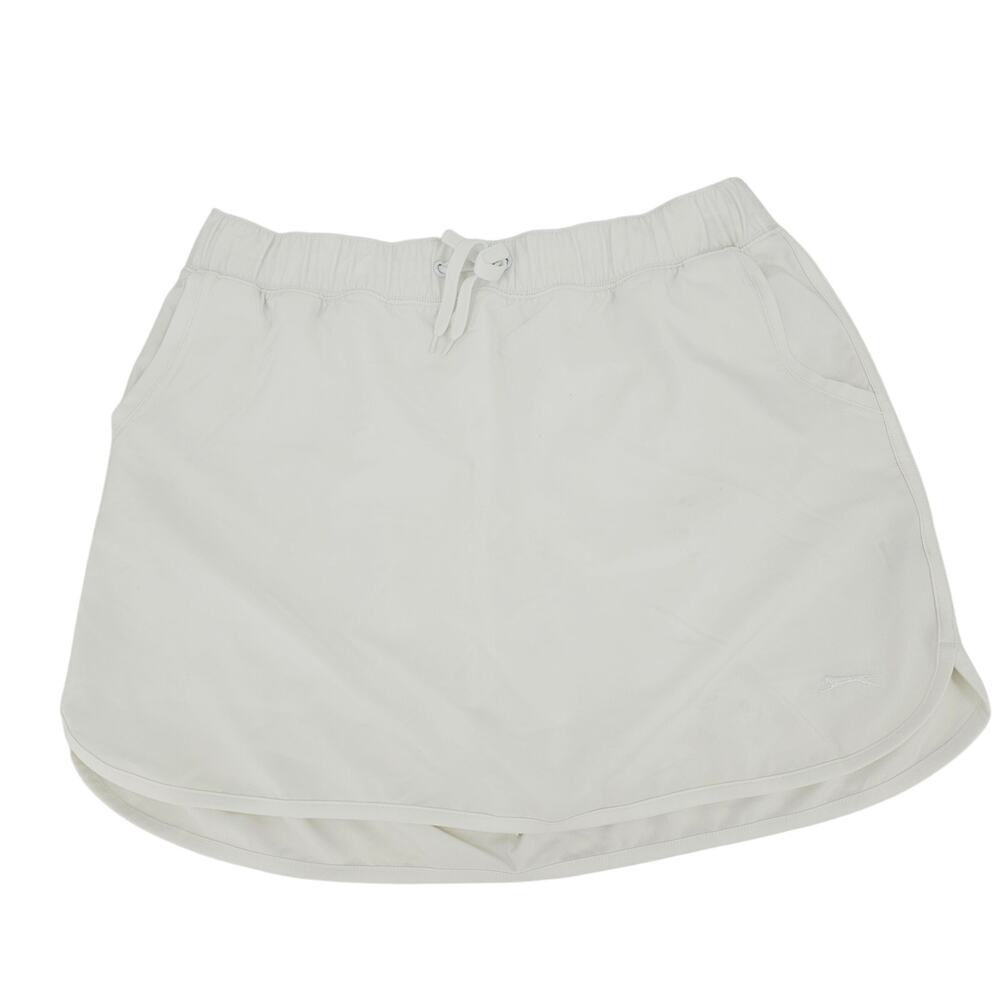 Slazenger White Golf Tennis Pickleball Skirt Skort Women's L Preppy Prep 3462